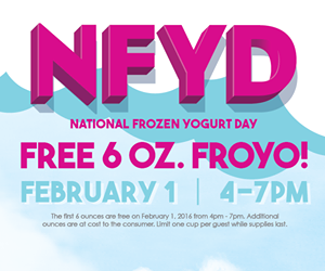 Get Free 6 oz Froyo 