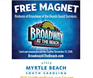 Get Free Broadway Magnet