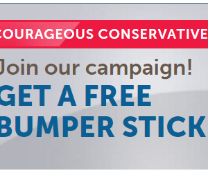 Get Free Bumper Sticker