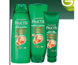 Get Free New Garnier Fructis Brazilian Smooth Haircare Sample 