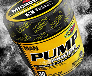 Get free sample of MAN Sports’ upcoming Pump Powder