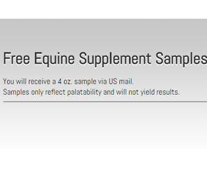 Free-Equine-Supplement-Samples