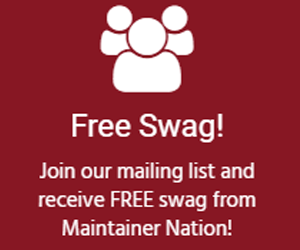 Free-swag-from-maintainer-nation!