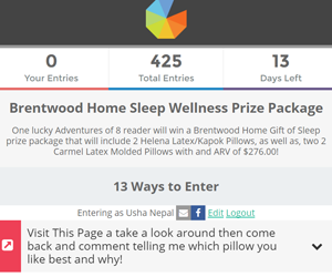 win-brentwood-home-sleep-wellness-prize-package