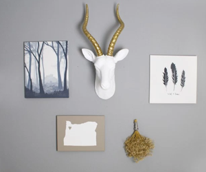 win-stylish-faux-taxidermy-gold-and-white-antelope-head-giveaway