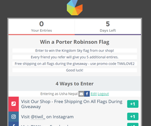 win-a-porter-robinson-flag