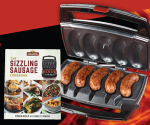 Win-a-Johnsonville-Sizzling-Sausage-Grill-and-Cookbook!