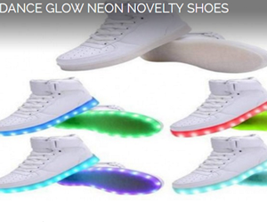 WIN-DANCE-GLOW-NEON-NOVELTY-SHOES